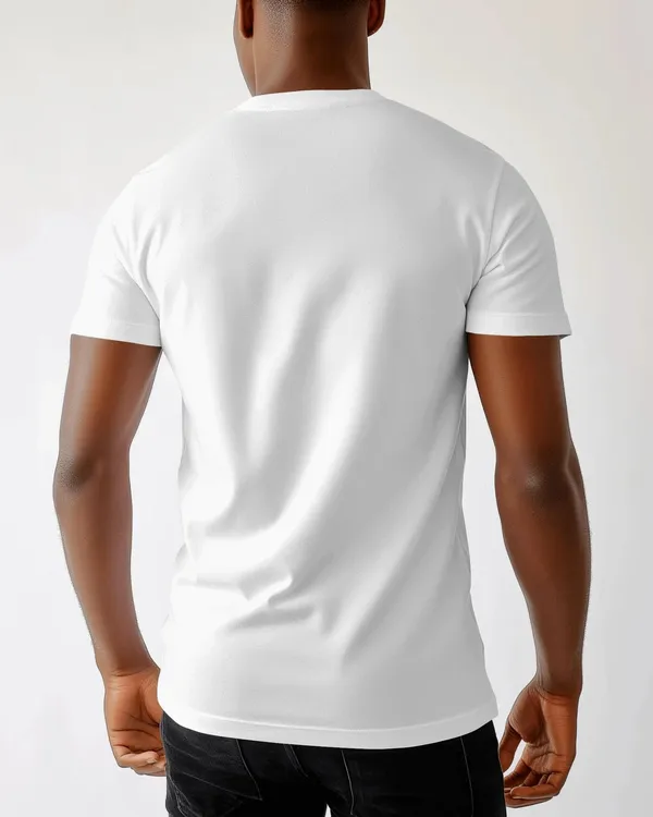 White_Pure_Cotton_Round_Neck_Graphic_Print_Half_Sleeve_T-Shirt_For_Men