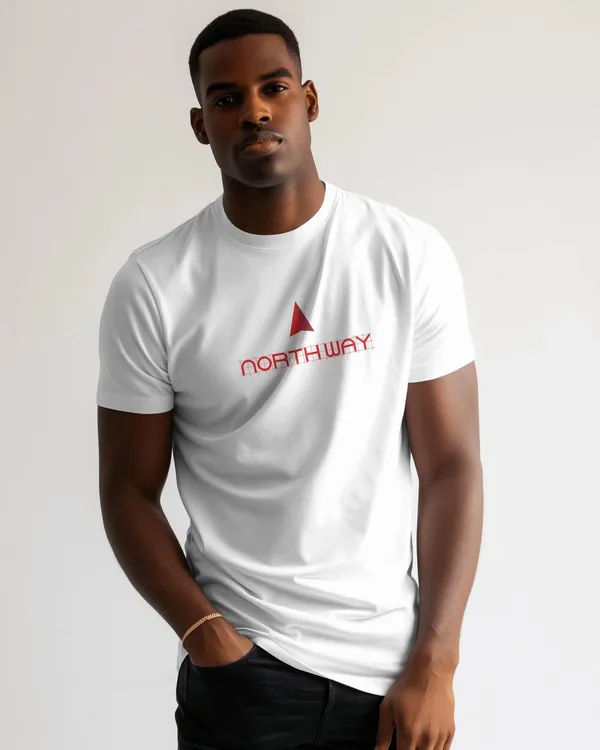 White_Pure_Cotton_Round_Neck_Graphic_Print_Half_Sleeve_T-Shirt_For_Men