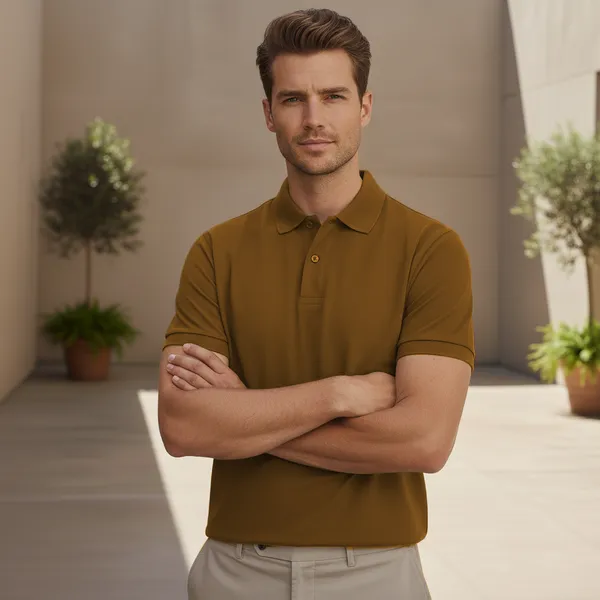 100%_Cotton_Polo_T-Shirt_|_Regular_Fit_|_Bio-Washed_|_Pre-Shrunk_|_Soft_&_Comfortable