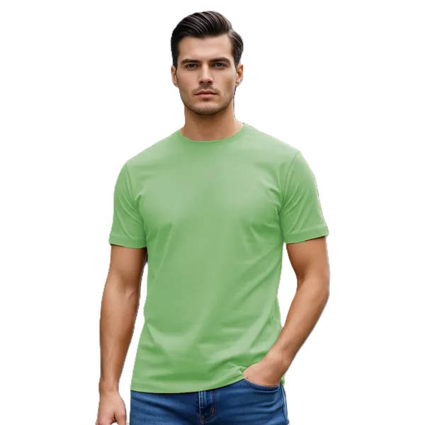 Blank_Solid_100%_Cotton_180_GSM_T-Shirt_|_Bio-Washed_|_Pre-Shrunk_|_Soft_&_Comfortable_|_Regular_Fit