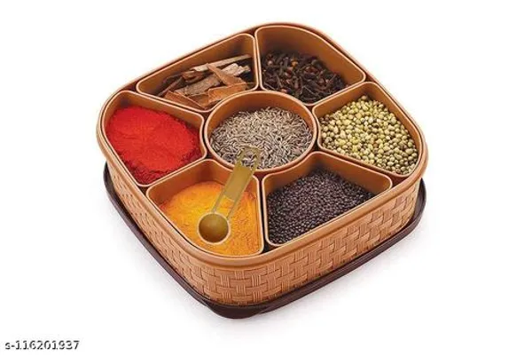 Brown_Square_Small_Plastic_Masala_Storage_Box