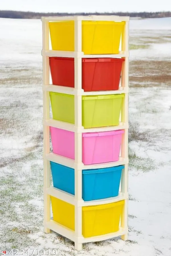 Multicolor_6_Layer_Drawer_Makeup_Drawer_Organizer_Nail_Polish/Lipstick_Storage_Box
