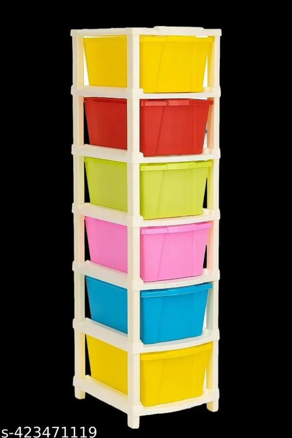 Multicolor_6_Layer_Drawer_Makeup_Drawer_Organizer_Nail_Polish/Lipstick_Storage_Box