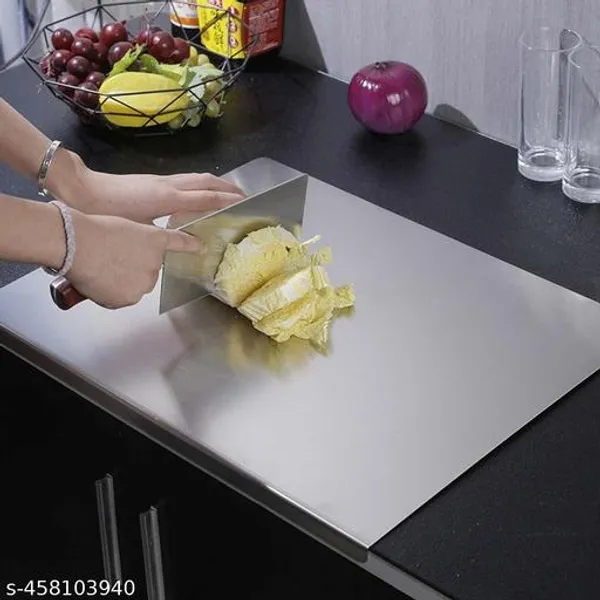 Silver_Large_Stainless_Steel_Cutting_Board_–_Round_Edge