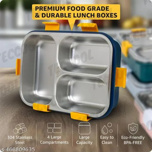 Blue_Mark_2_Compartment_Stainless_Steel_Lunch_Box_With_Spoon
