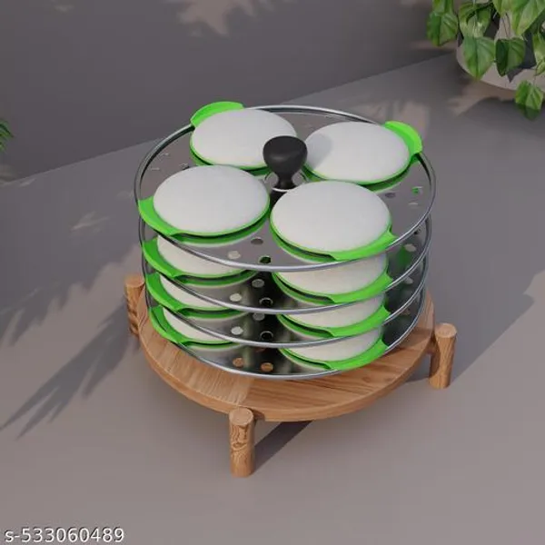 Green_Silicone_Idli_I_Idly_Maker_I_Idli_Liners_Original_(Pack_Of_4)