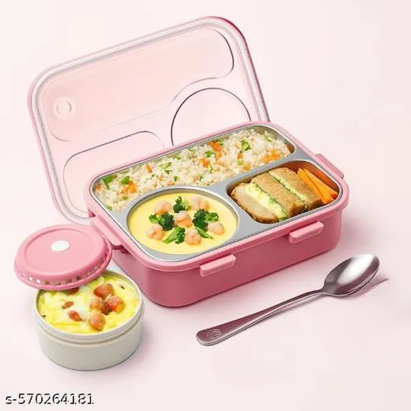 Pink_Premium_3-Compartment_Stainless_Steel_Lunch_Box_Set_With_Leak-Proof_Lid