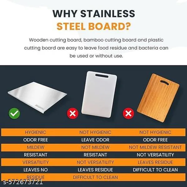 Silver_304_Stainless_Steel_Chopping_Board_With_Lip_For_Kitchen