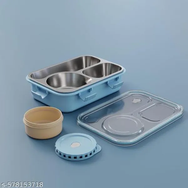 Skyblue_Premium_3-Compartment_Stainless_Steel_Lunch_Box_Set_With_Leak-Proof_Lid