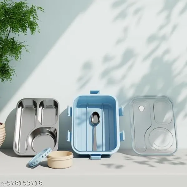 Skyblue_Premium_3-Compartment_Stainless_Steel_Lunch_Box_Set_With_Leak-Proof_Lid
