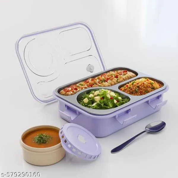 Purple_New_Premium_3-Compartment_Stainless_Steel_Lunch_Box_Set_With_Leak-Proof_Lid