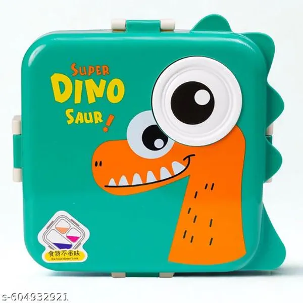Green_Super_Dinosaur_Green_Kids_Lunch_Box_–_Stainless_Steel_Insulated_Tiffin_For_School_With_Spoon