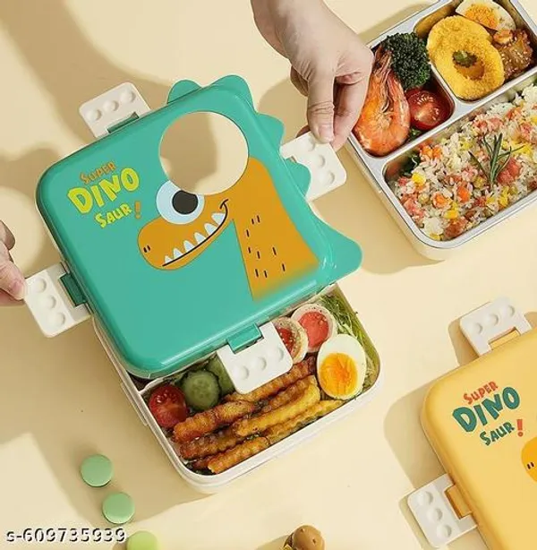Green_Dino_Lunch_Box_3_Layer_Steel_Lunch_Box_Comes_With_1_Detachable_Tray