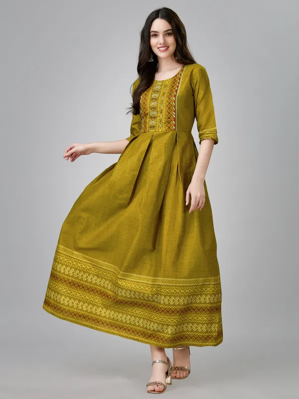 Yellow_Yellow_Embroidered_Anarkali_Kurta_For_Women