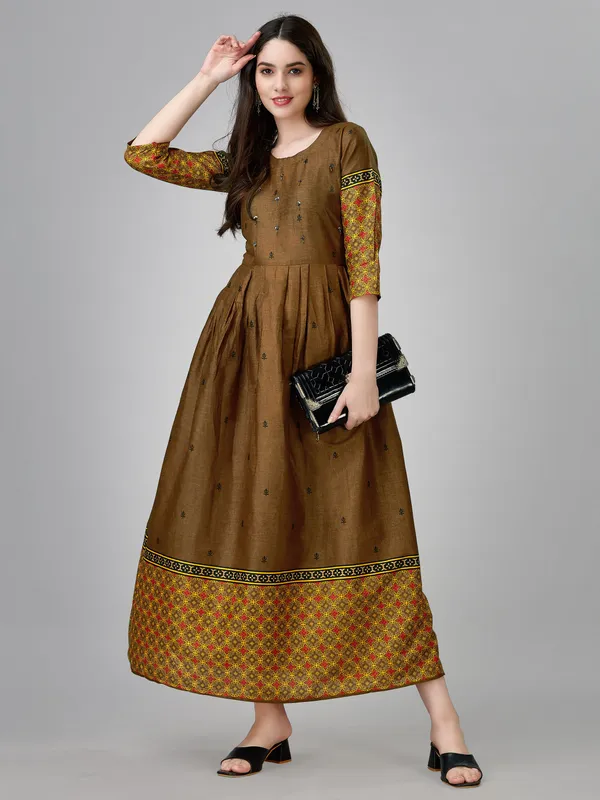 Brown_Brown_Geometric_Print_Anarkali_Kurta_For_Women