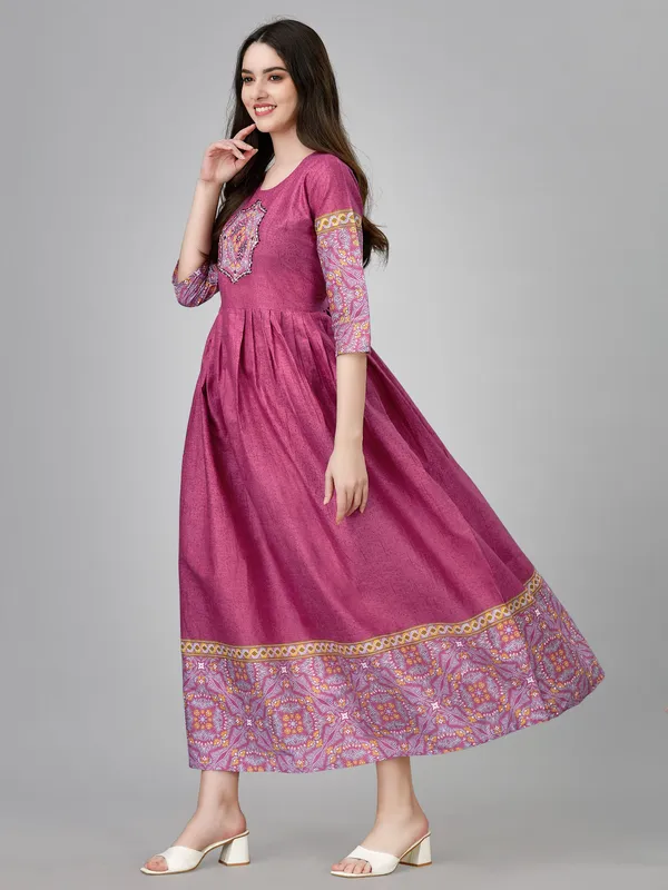 Pink_Pink_Embroidered_Anarkali_Kurta_For_Women