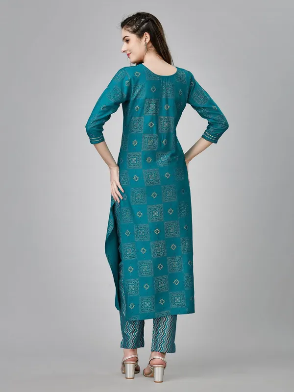 Blue_&_Rama_Kurta_Pant_Set_For_Women
