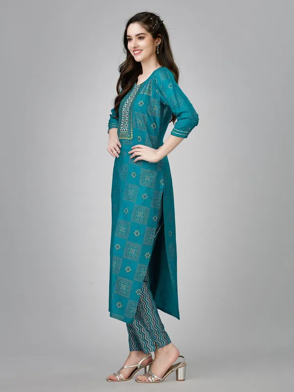 Blue_&_Rama_Kurta_Pant_Set_For_Women