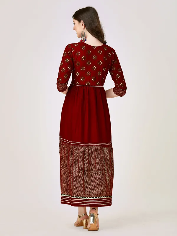 Maroon_Maroon_Embroidered_Anarkali_Kurta_For_Women