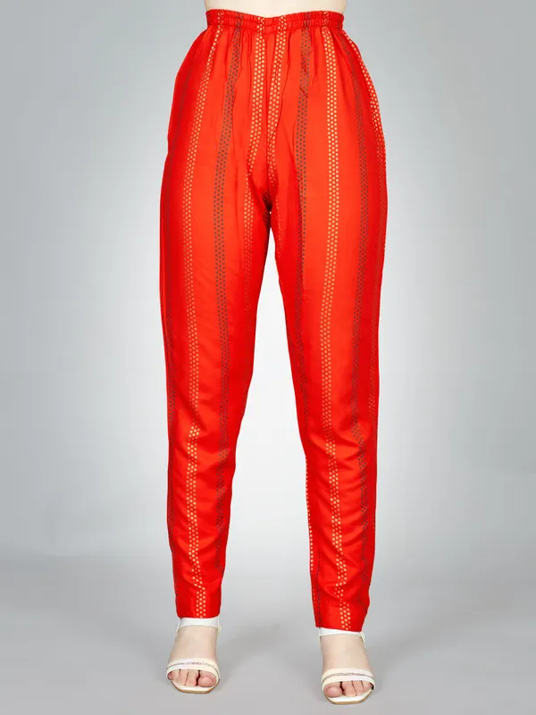 Orange_Kurta_Pant_Set_For_Women
