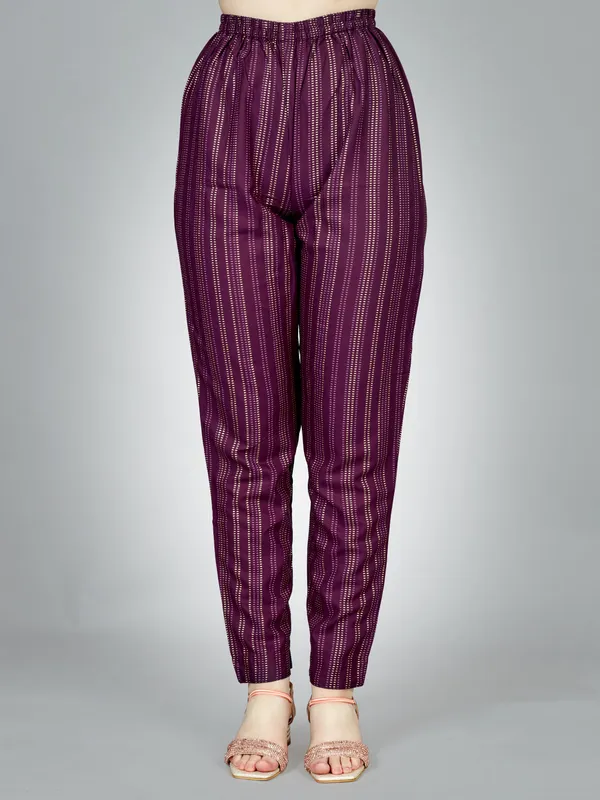 Purple_&_Purple_New_Kurta_Pant_Set_For_Women