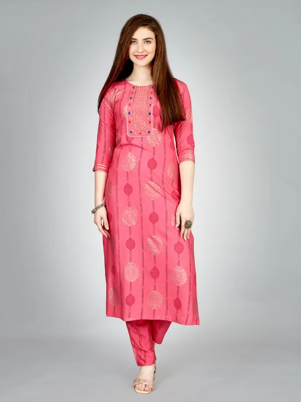 Pink_Kurta_Pant_Set_For_Women