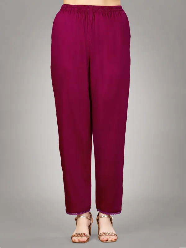 Pink_&_Rani_Kurta_Pant_Dupatta_Set_For_Women