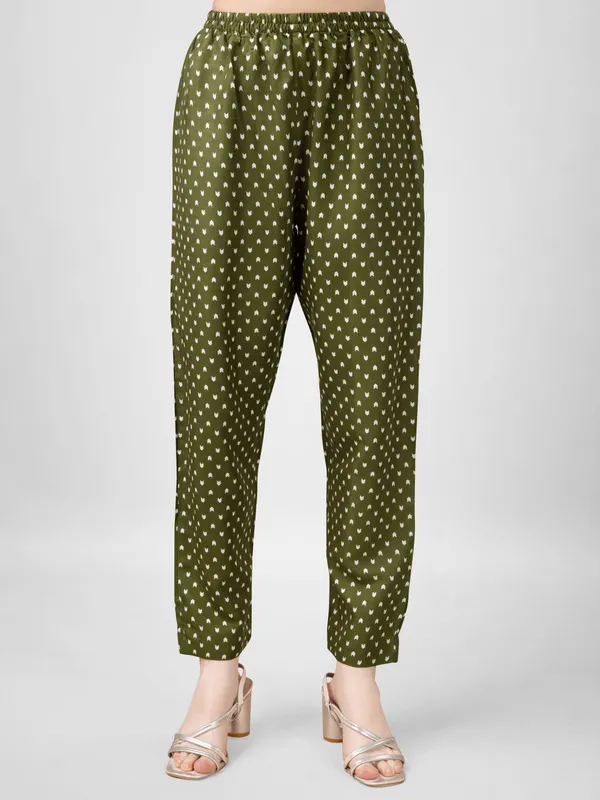 Green_&_Mehendi_Kurta_Pant_Dupatta_Set_For_Women