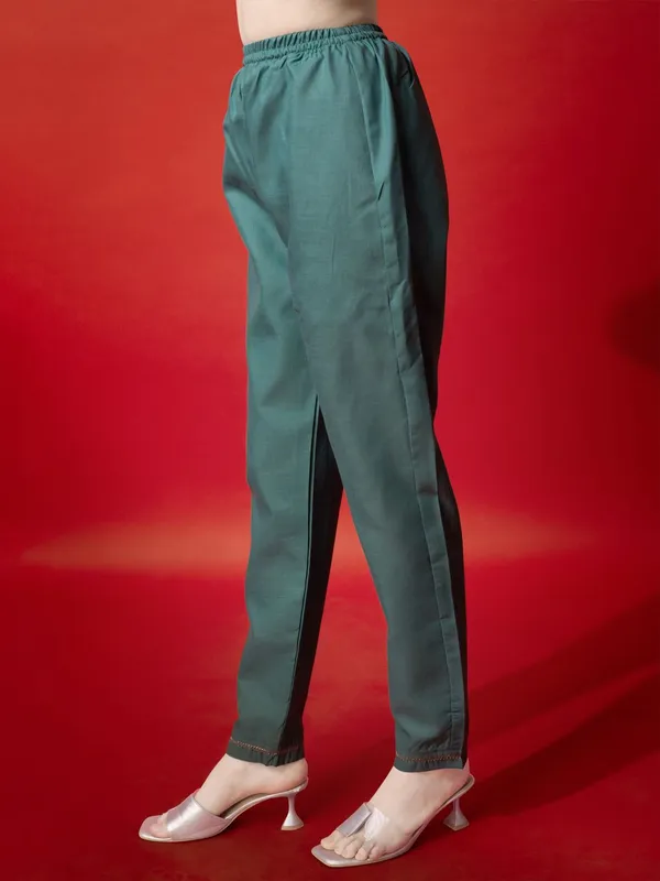 Green_&_Teal_Kurta_Pant_Dupatta_Set_For_Women