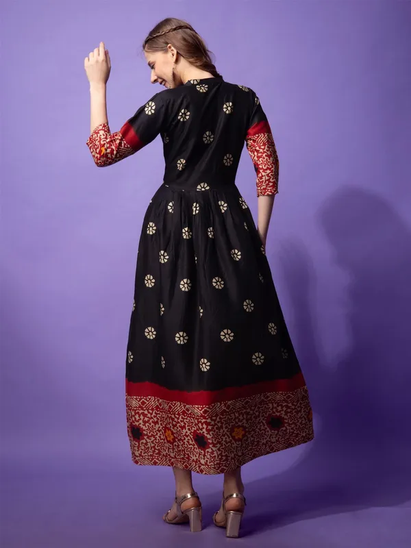 Black_Black_Printed_Anarkali_Kurta_For_Women