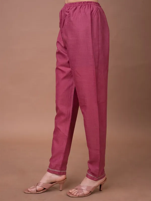 Purple_&_Wine_Kurta_Pant_Dupatta_Set_For_Women