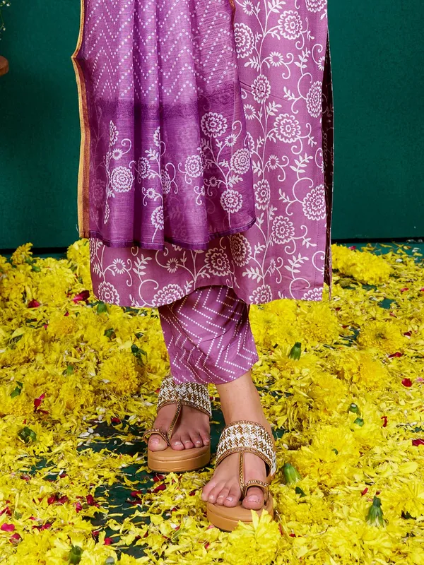 Purple_Kurta_Pant_Dupatta_Set_For_Women