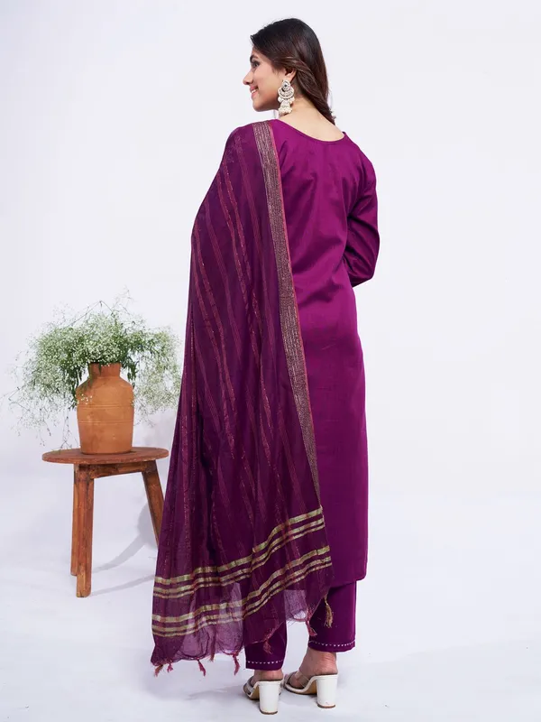Purple_Kurta_Pant_Dupatta_Set_For_Women