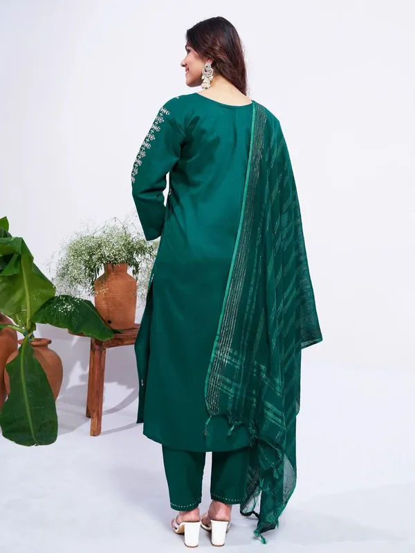 Green_&_Rama_Kurta_Pant_Dupatta_Set_For_Women