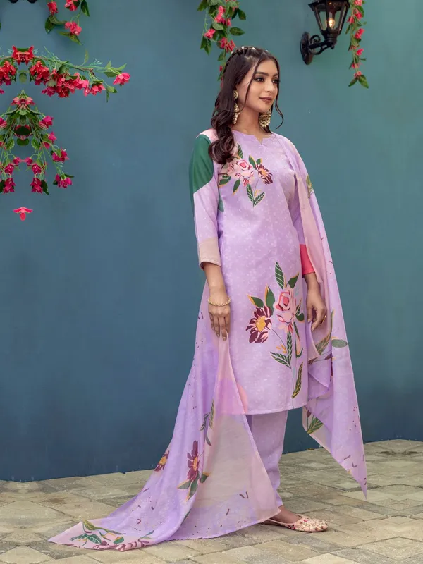 Purple_&_Lavender_Kurta_Pant_Dupatta_Set_For_Women