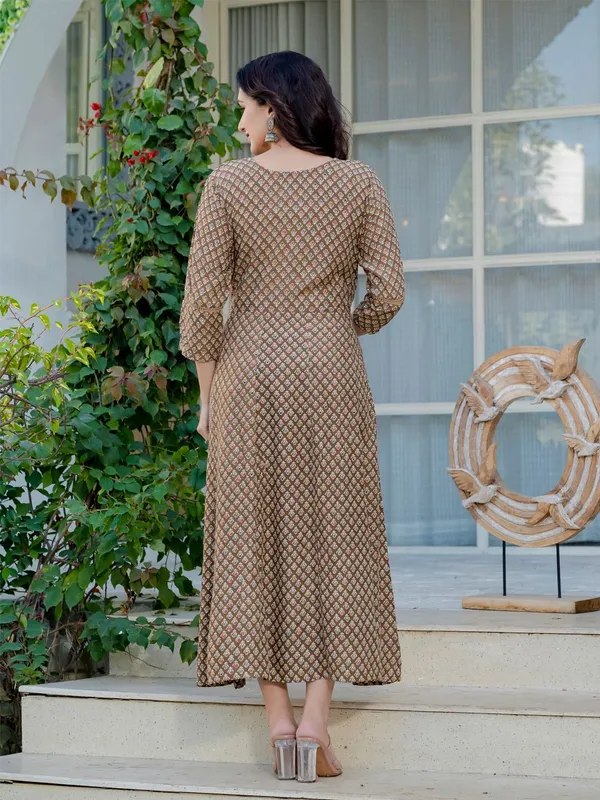 Beige_&_Khaki_Beige_Printed_A-line_Kurta_For_Women