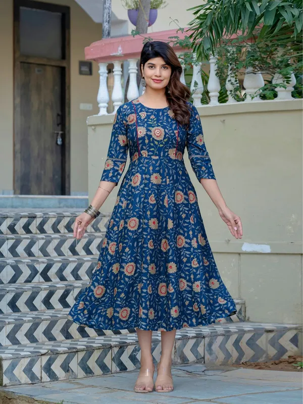 Blue_&_Navyblue_Blue_Printed_A-line_Kurta_For_Women