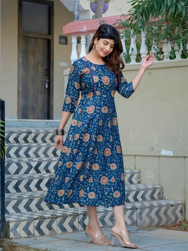 Blue_&_Navyblue_Blue_Printed_A-line_Kurta_For_Women