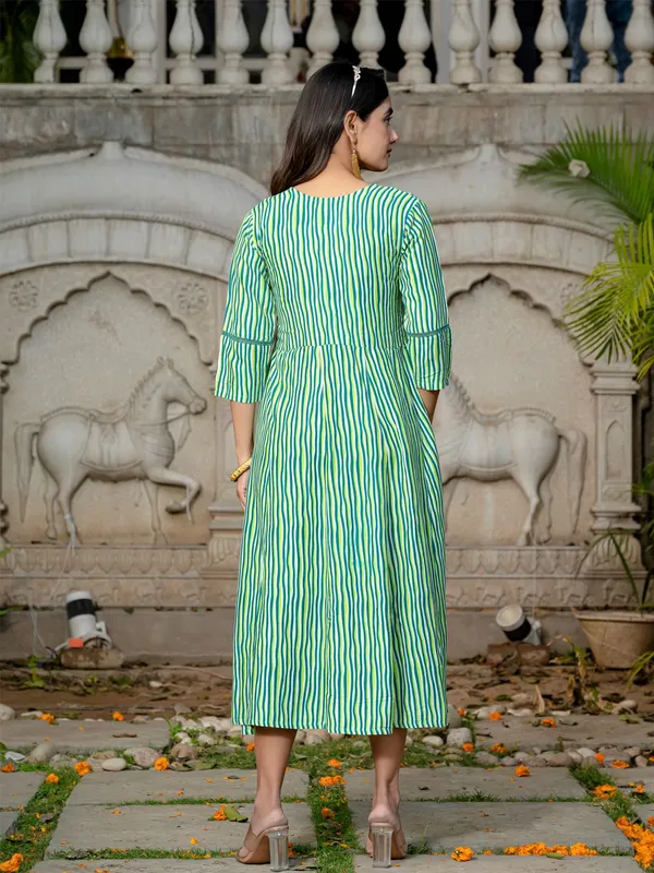 Green_&_Rama_Green_Printed_A-line_Kurta_For_Women
