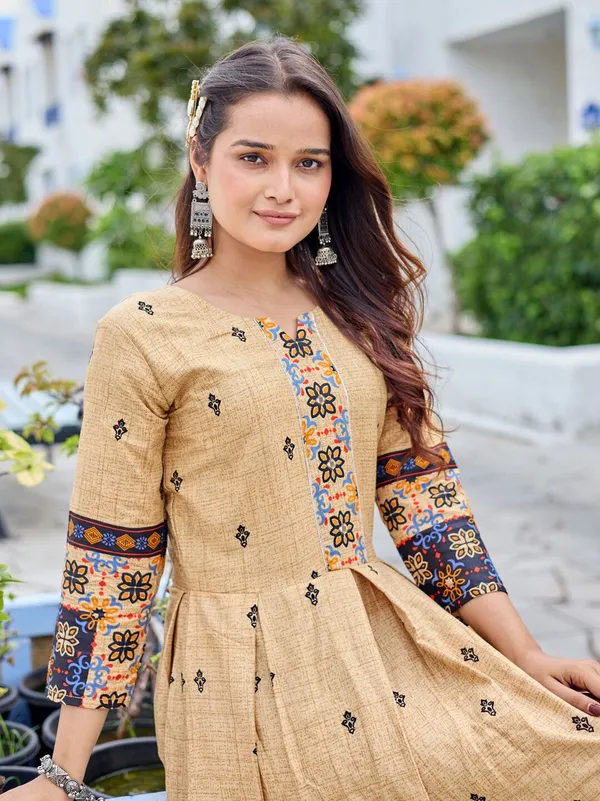 Green_&_Cream_Green_Printed_Anarkali_Kurta_For_Women