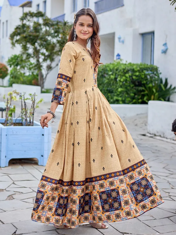 Green_&_Cream_Green_Printed_Anarkali_Kurta_For_Women