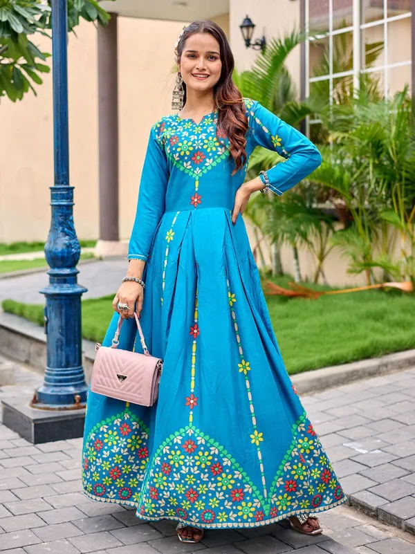 Blue_&_Morpich_Blue_Printed_Anarkali_Kurta_For_Women