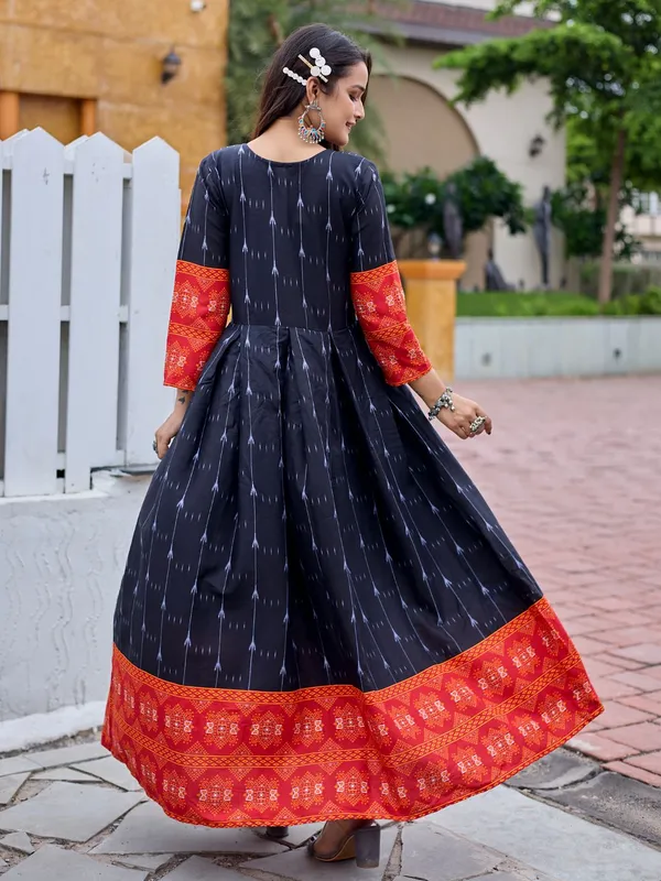 Black_Black_Printed_Anarkali_Kurta_For_Women