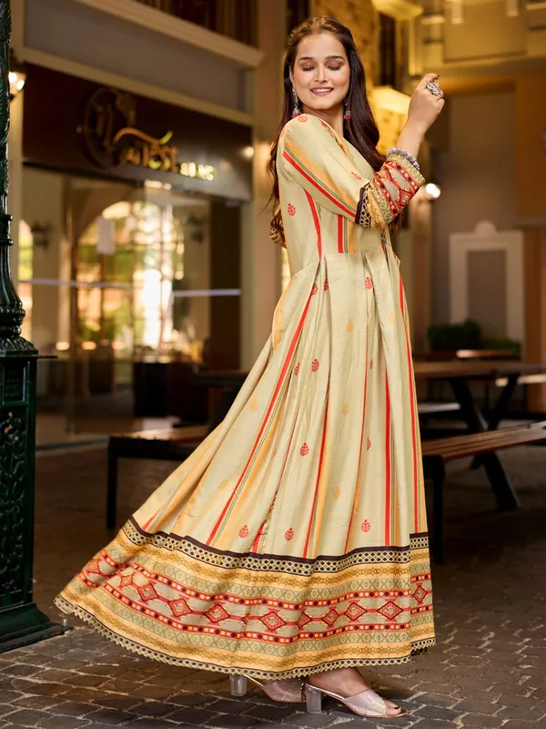 Yellow_&_Cream_Yellow_Printed_Anarkali_Kurta_For_Women