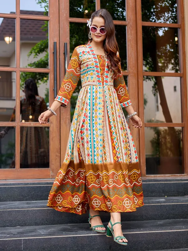 Yellow_&_Cream_Yellow_Printed_Anarkali_Kurta_For_Women