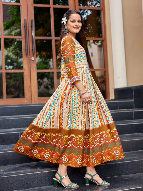 Yellow_&_Cream_Yellow_Printed_Anarkali_Kurta_For_Women
