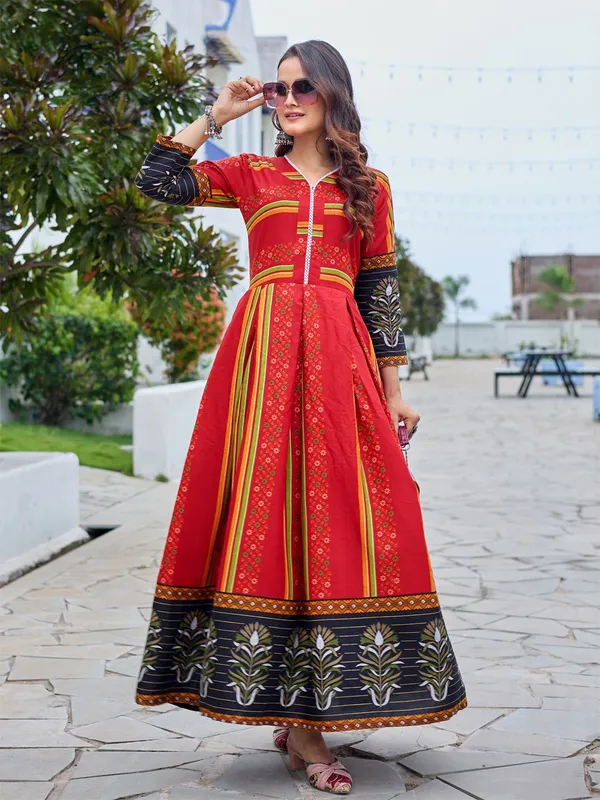 Red_&_Maroon_Red_Printed_Anarkali_Kurta_For_Women