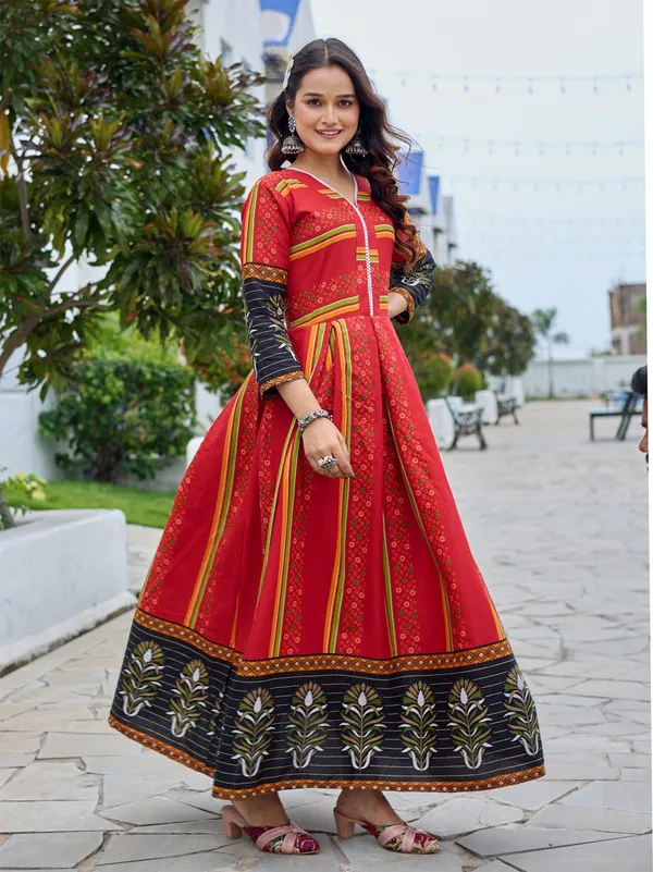 Red_&_Maroon_Red_Printed_Anarkali_Kurta_For_Women