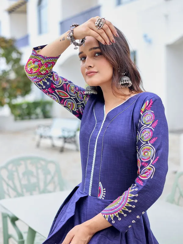 Dark_Blue_&_Navy_Blue_Dark_Blue_Printed_Anarkali_Kurta_For_Women
