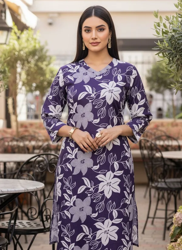 Purple_&_Jamun_Kurta_Pant_Set_For_Women